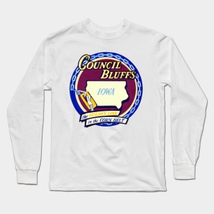 1950 Council Bluffs Iowa Long Sleeve T-Shirt